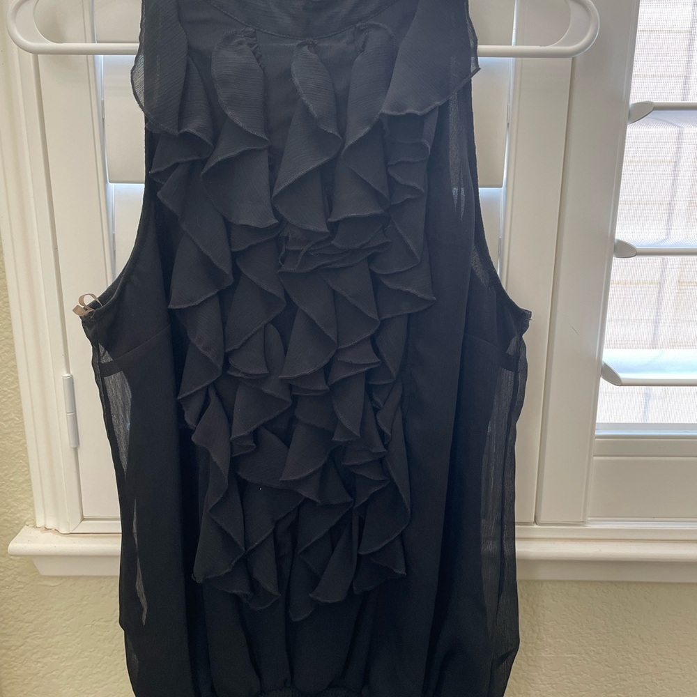 Elegant Black Textured Top